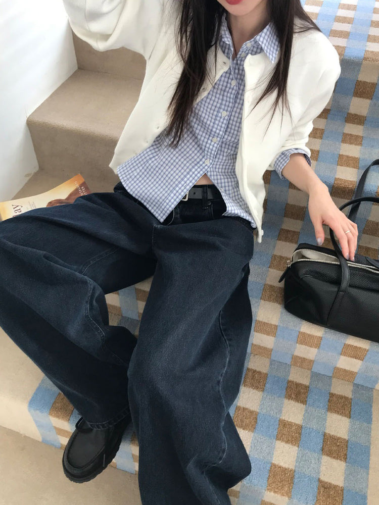 經典基礎繭型牛仔褲