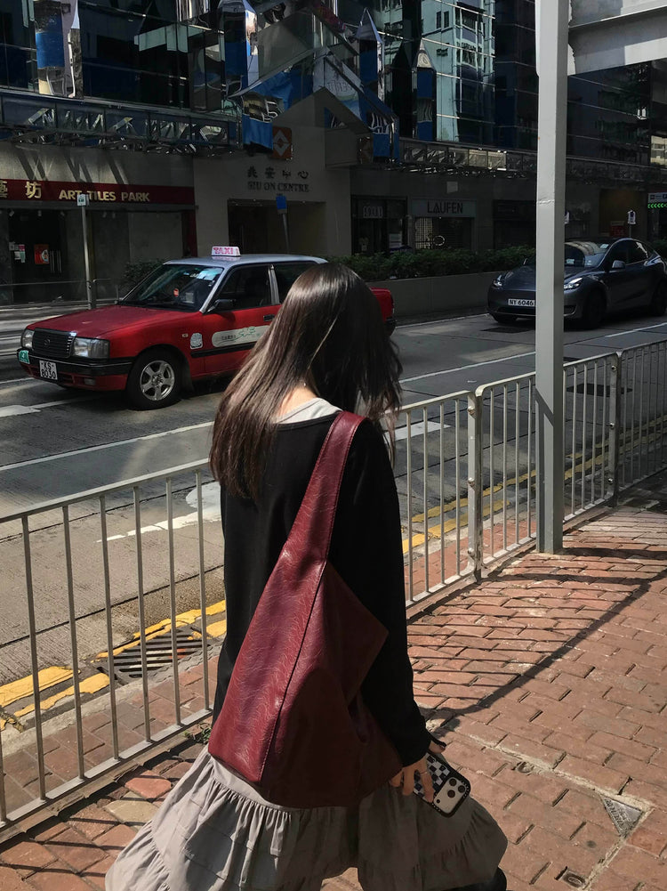 V領綁帶修腰細節上衣