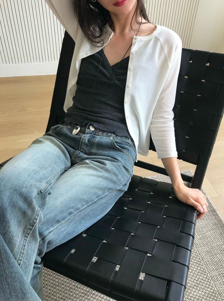 復古美色boot cut牛仔褲