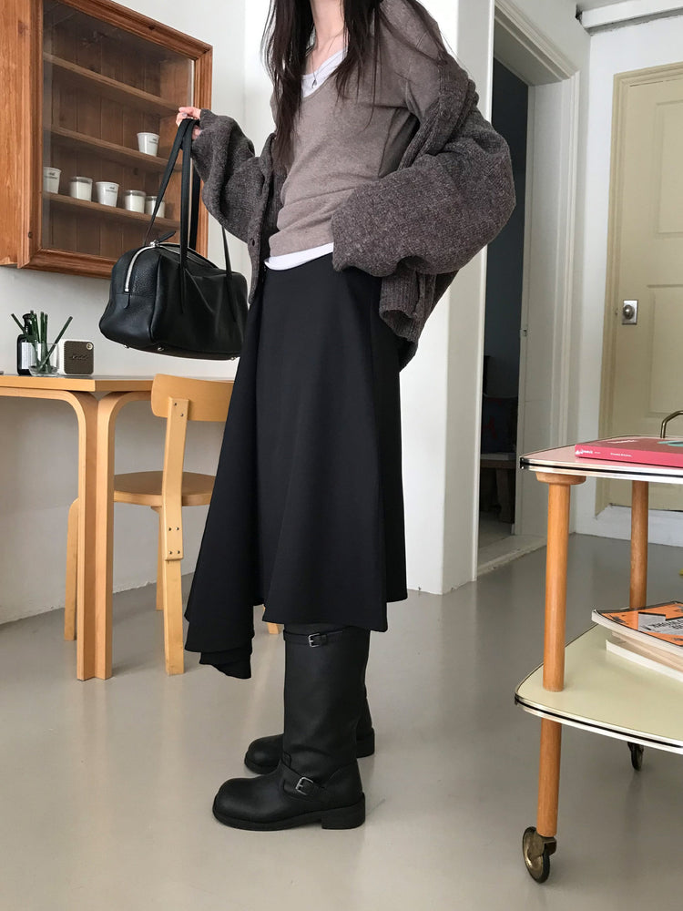 不規則造型感細節半裙