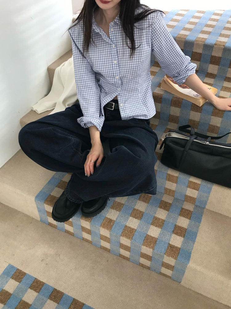 經典基礎繭型牛仔褲
