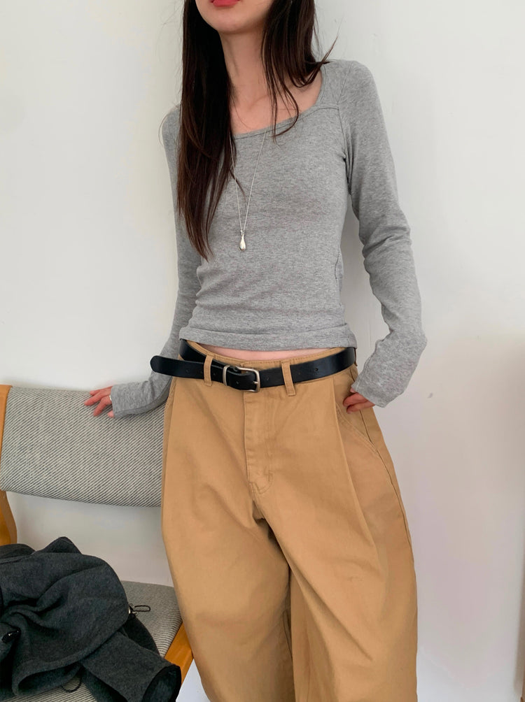 方領基礎修身上衣