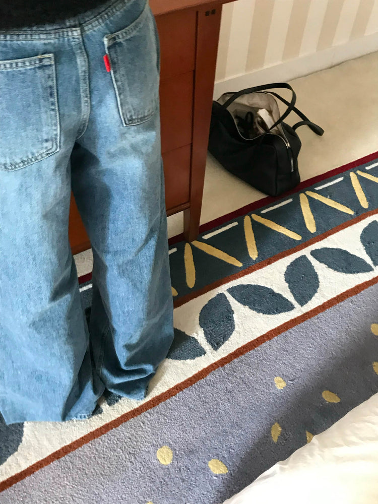 復古美色隨性牛仔褲