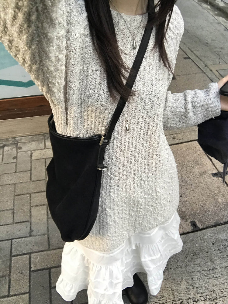 微傘層次感抽繩中裙