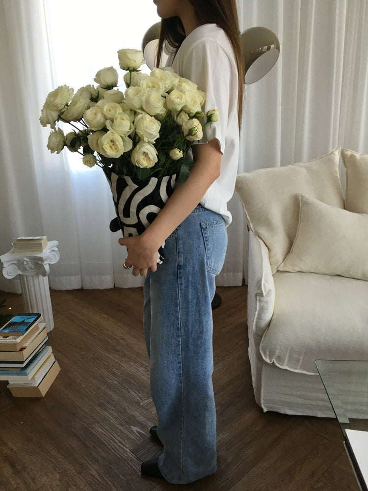 U領隨性寬鬆上衣