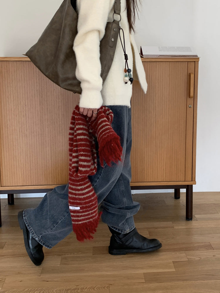 經典美色直腿牛仔褲