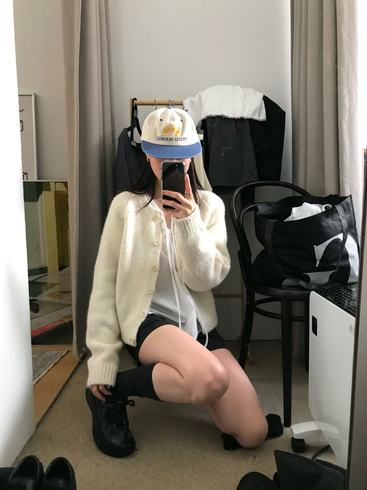 基礎鉚釘細節低腰短褲