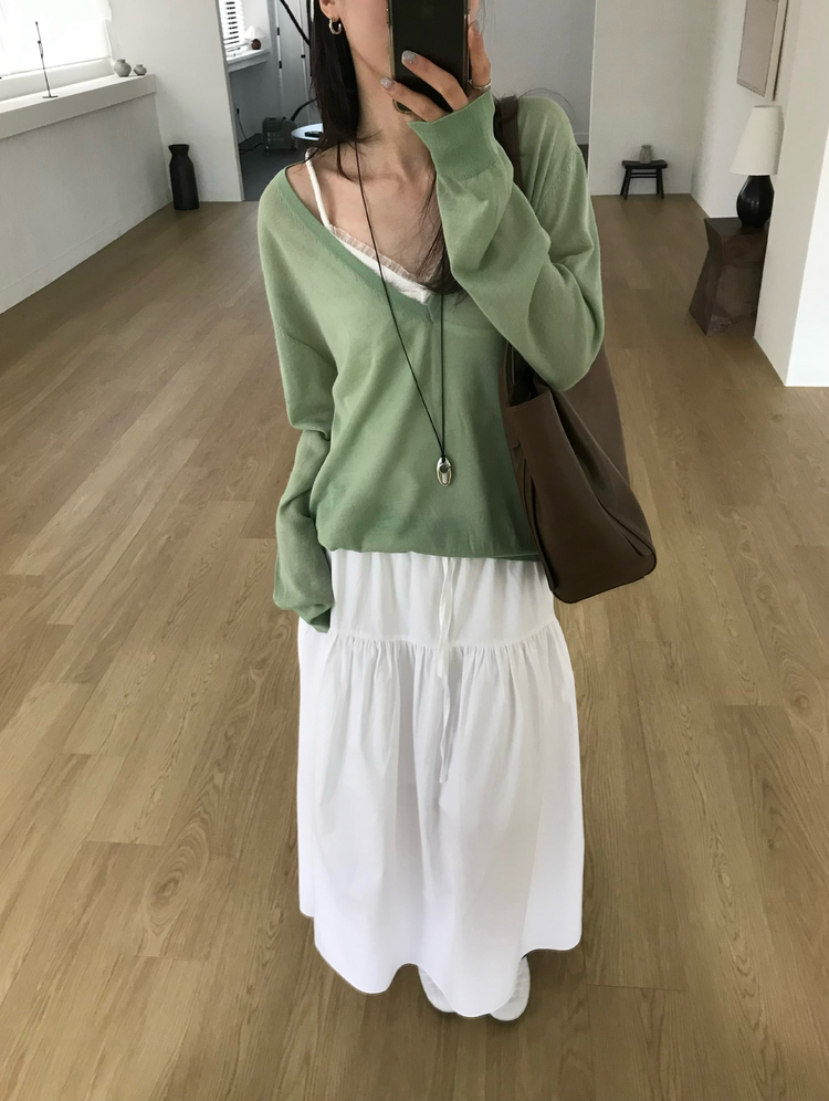 蕾絲邊暗紋胸腺細節背心