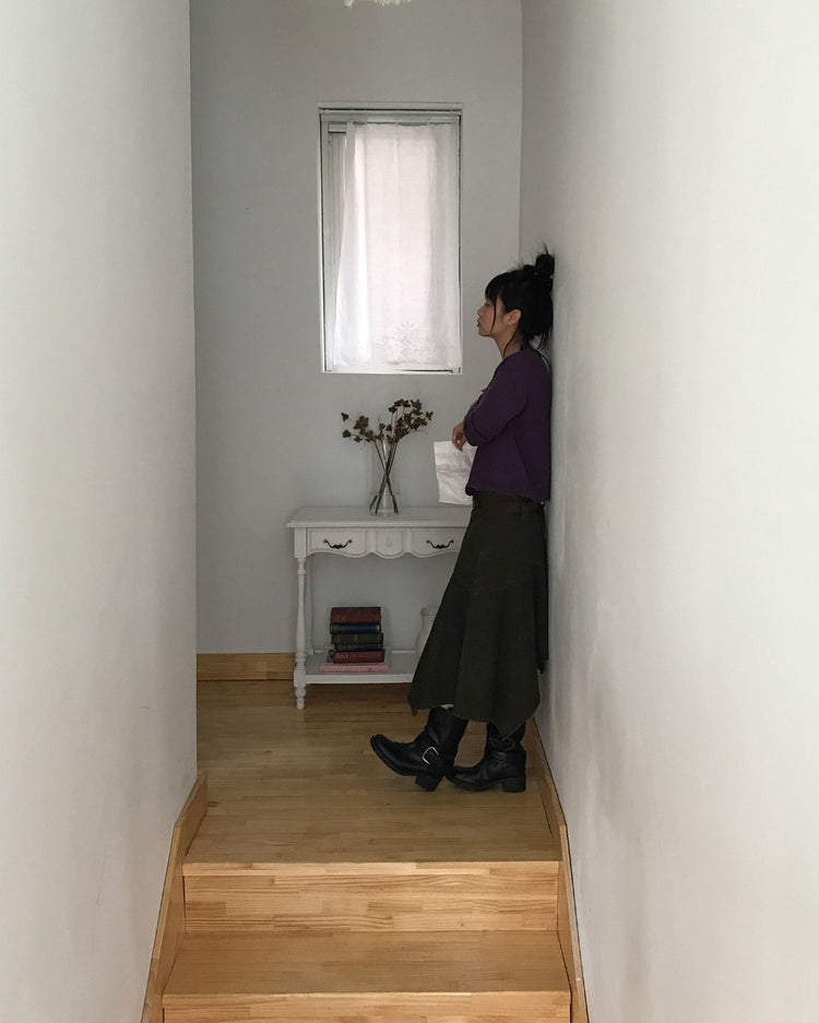 洗水不規則設計感半裙