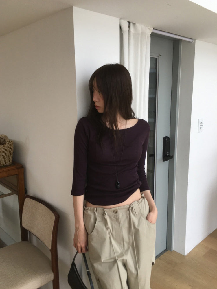 掛脖縷空印花細節上衣