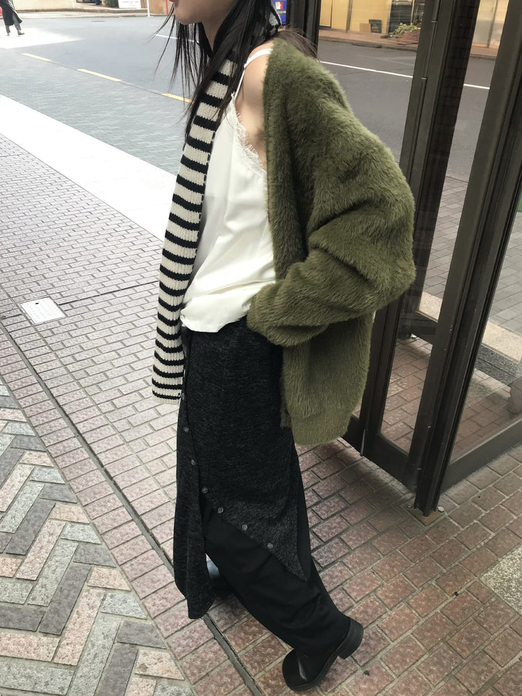 不規則設計感假兩件及踝裙