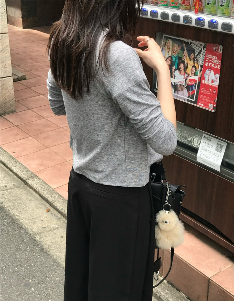 拉克蘭袖七分袖排鈕外套
