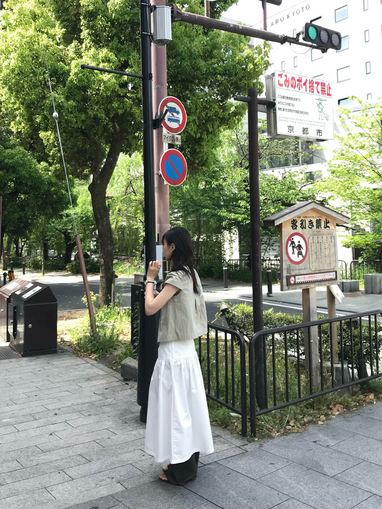 翻領大扣鈕細節外套