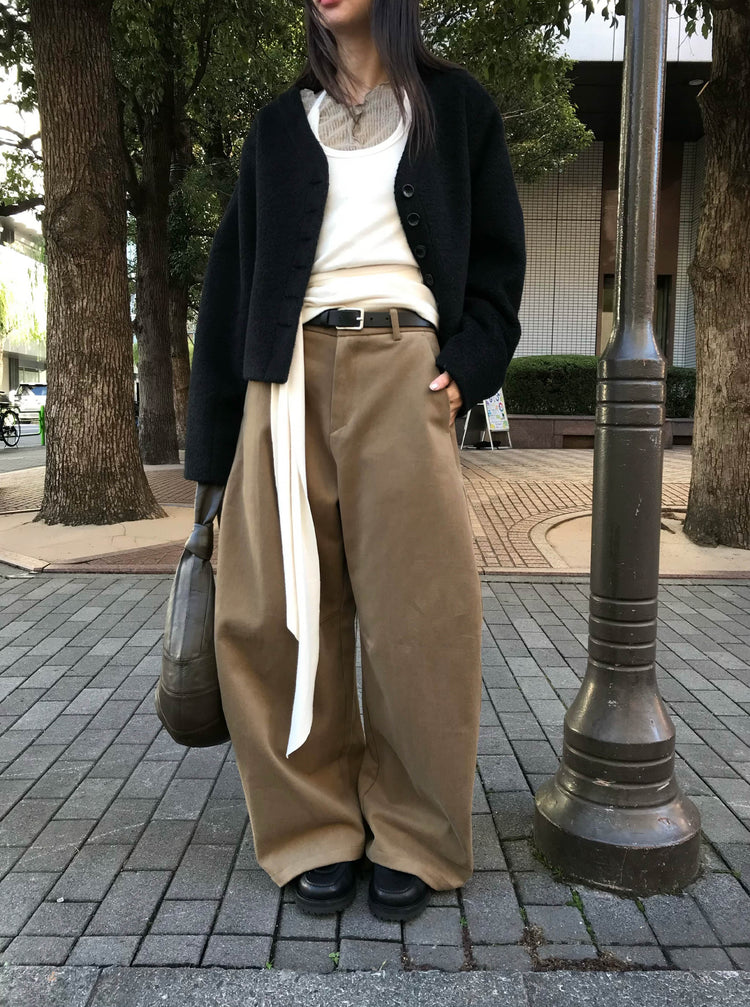 經典美色基礎彎月褲