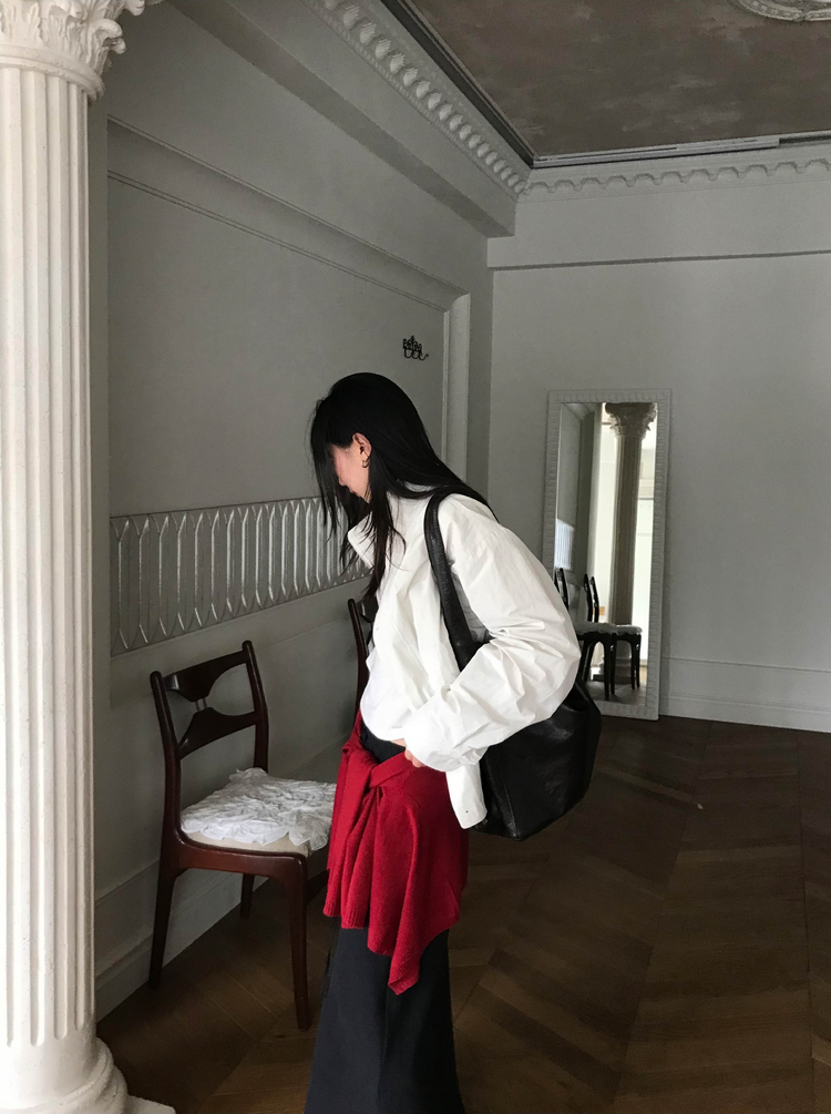 高質立領排鈕細節外套