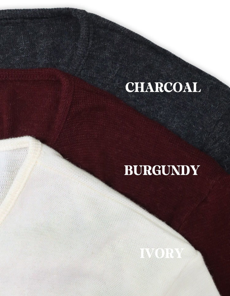 美色交疊綁帶細節針織上衣