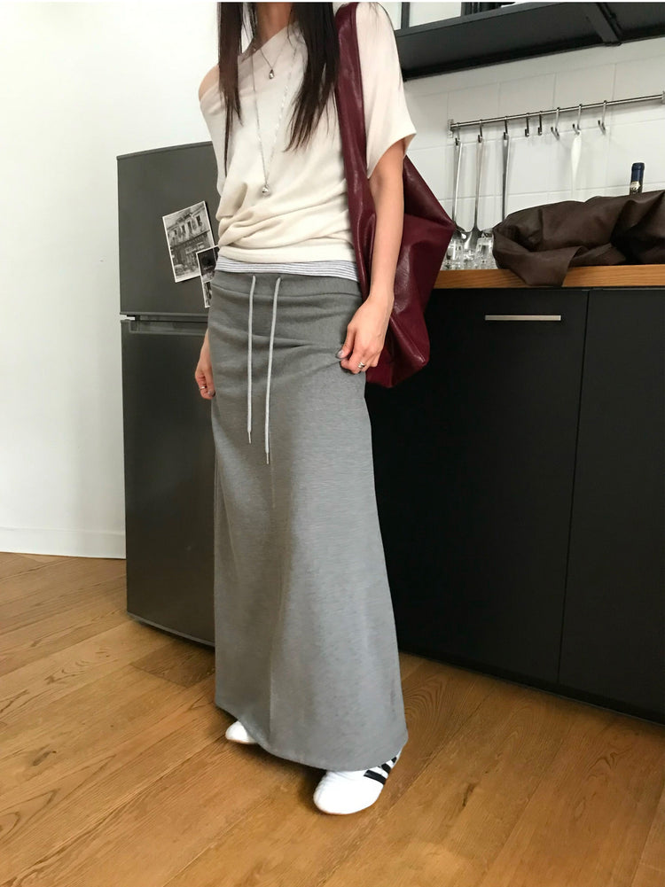 美肩堆堆細節修身上衣