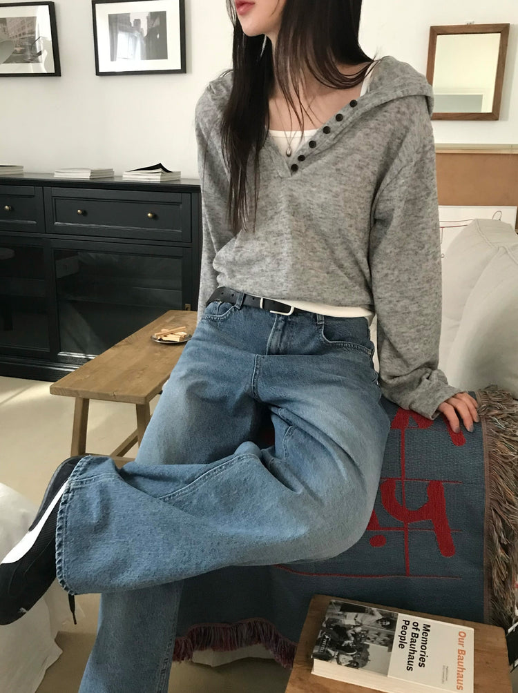 經典美色直闊牛仔褲