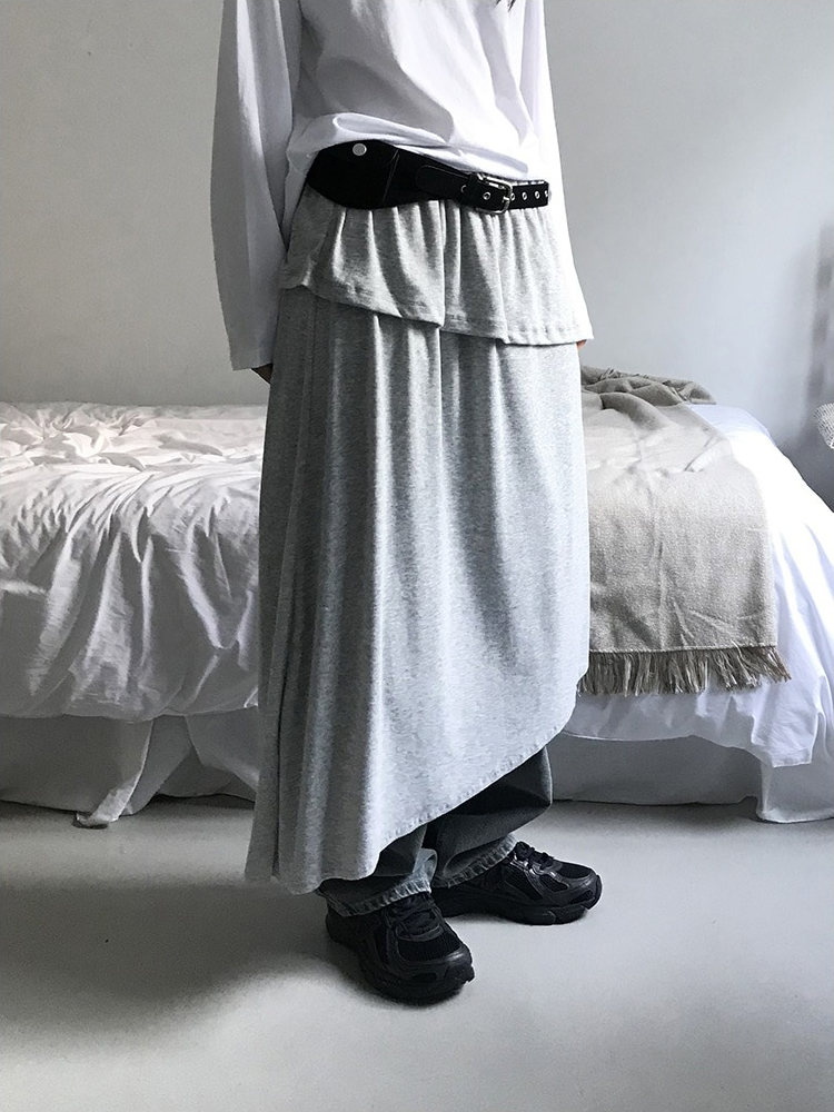 美肩數字印花休閒上衣