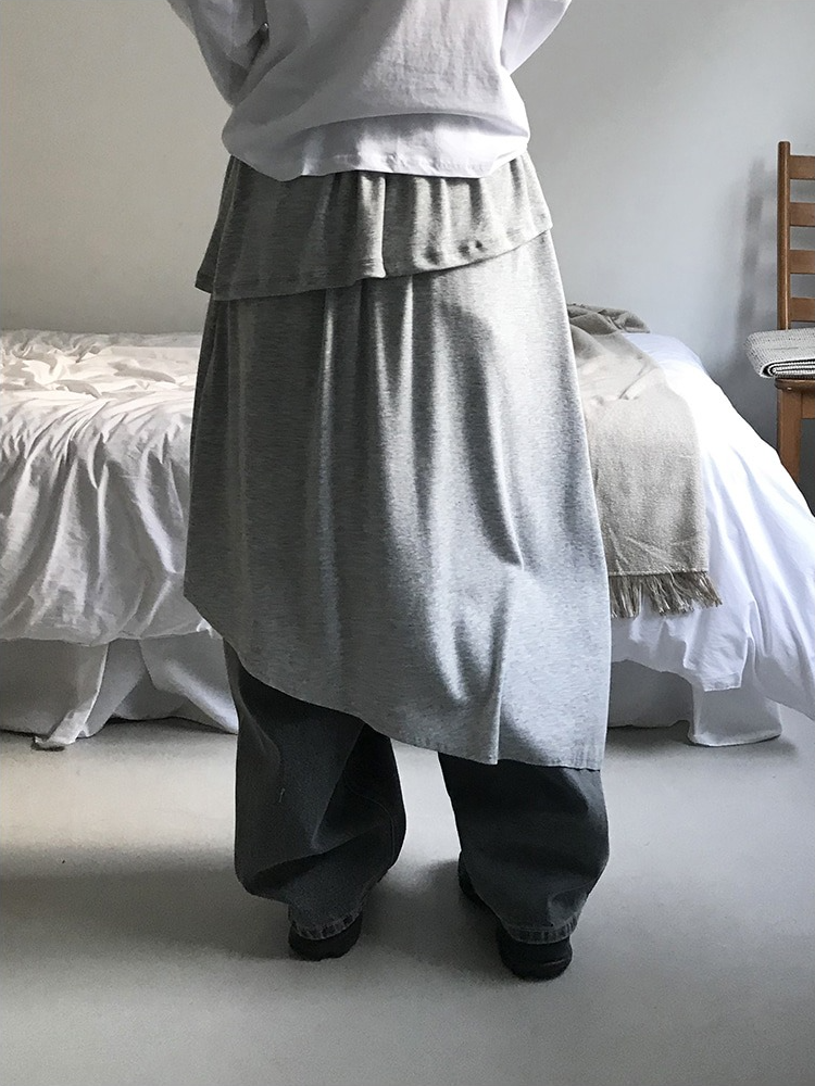 美肩數字印花休閒上衣