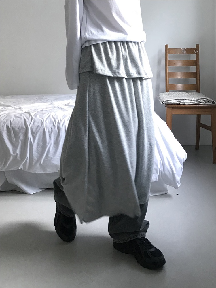 美肩數字印花休閒上衣