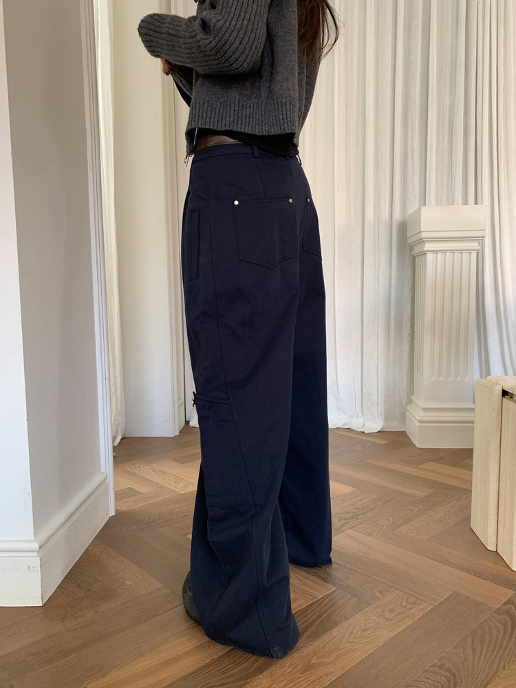 立領雙拉鏈口袋細節針織外套