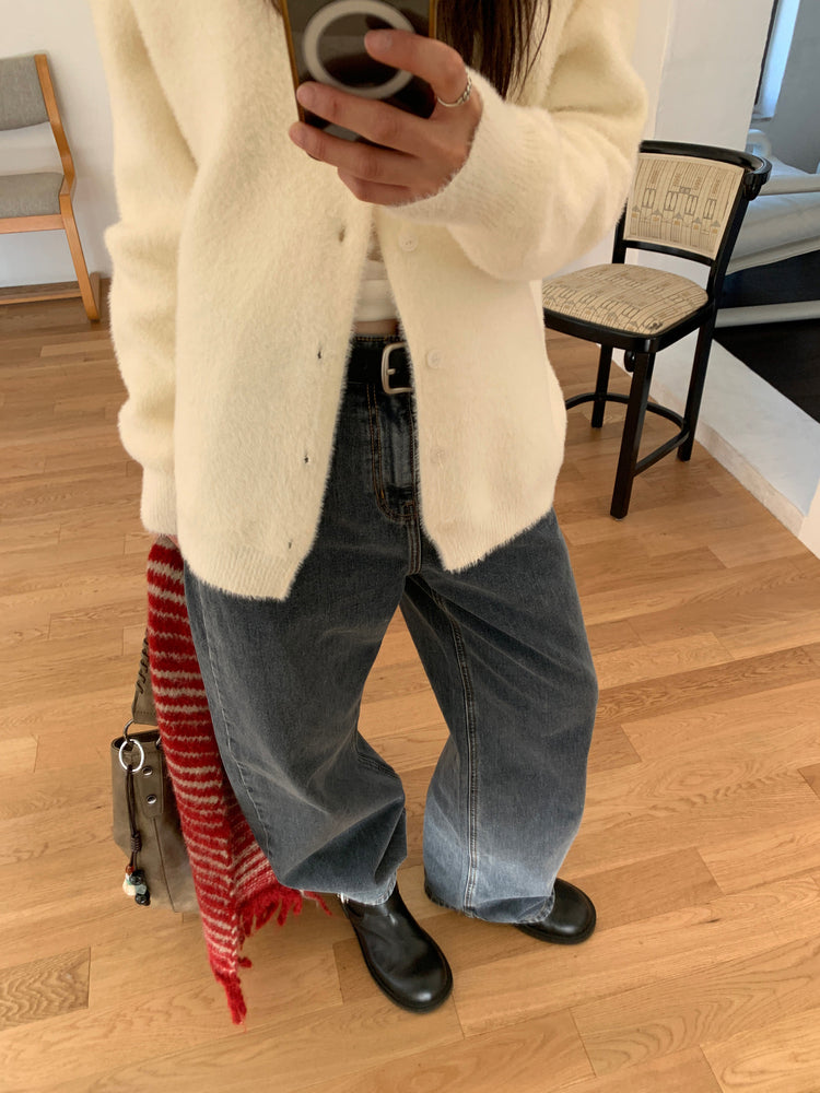 經典美色直腿牛仔褲