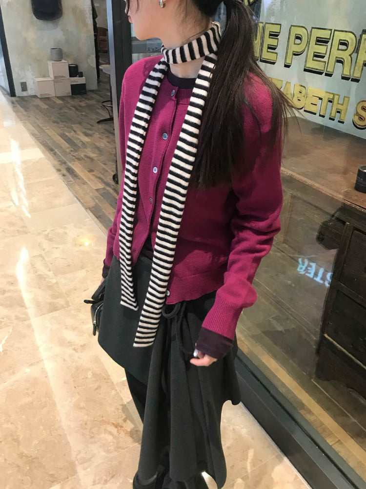 不規則綁帶細節兩件式裙褲