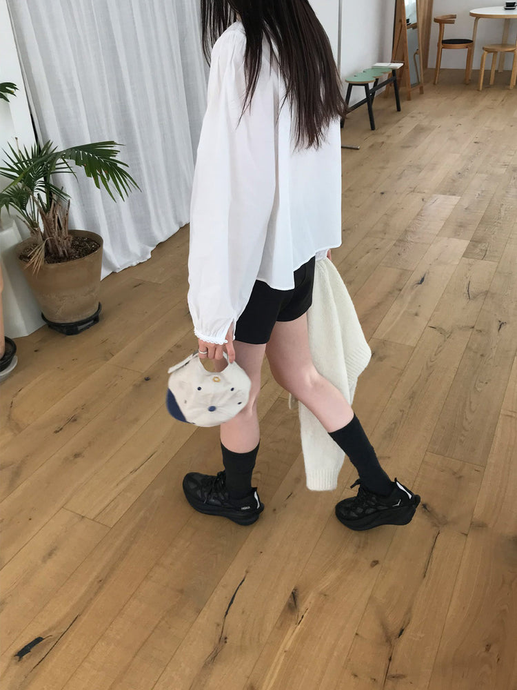 基礎鉚釘細節低腰短褲