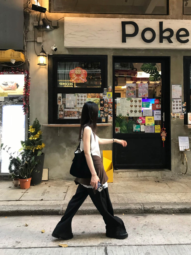 暗菱格紋理針織外套