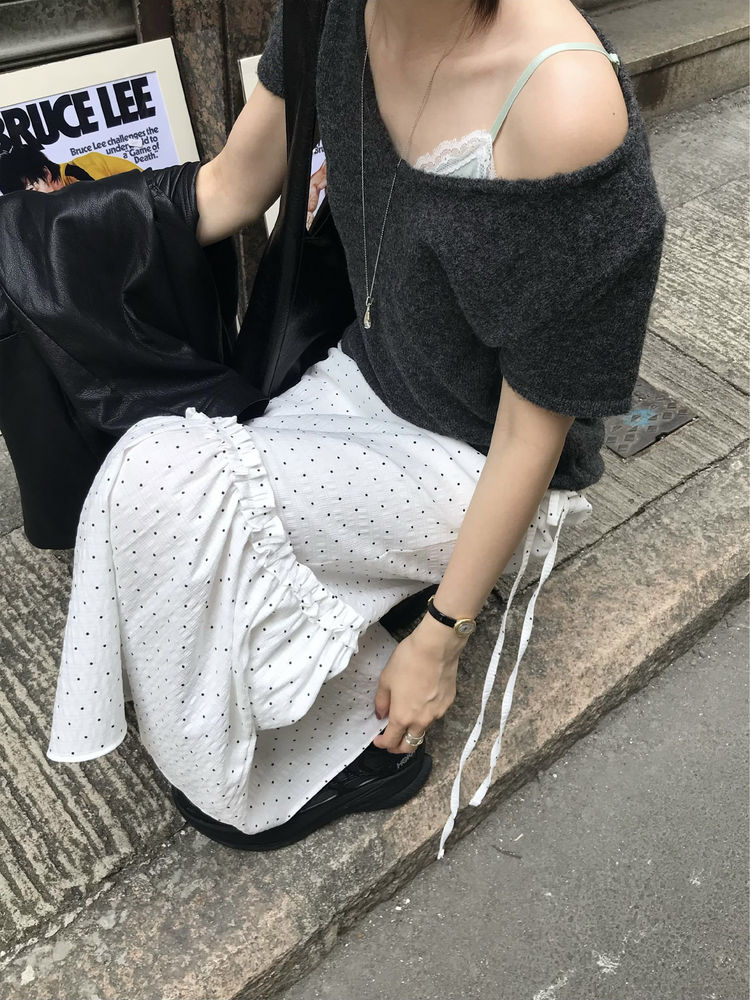 基礎V領針織上衣