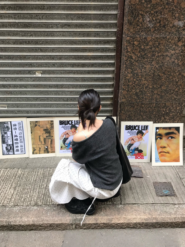 基礎V領針織上衣