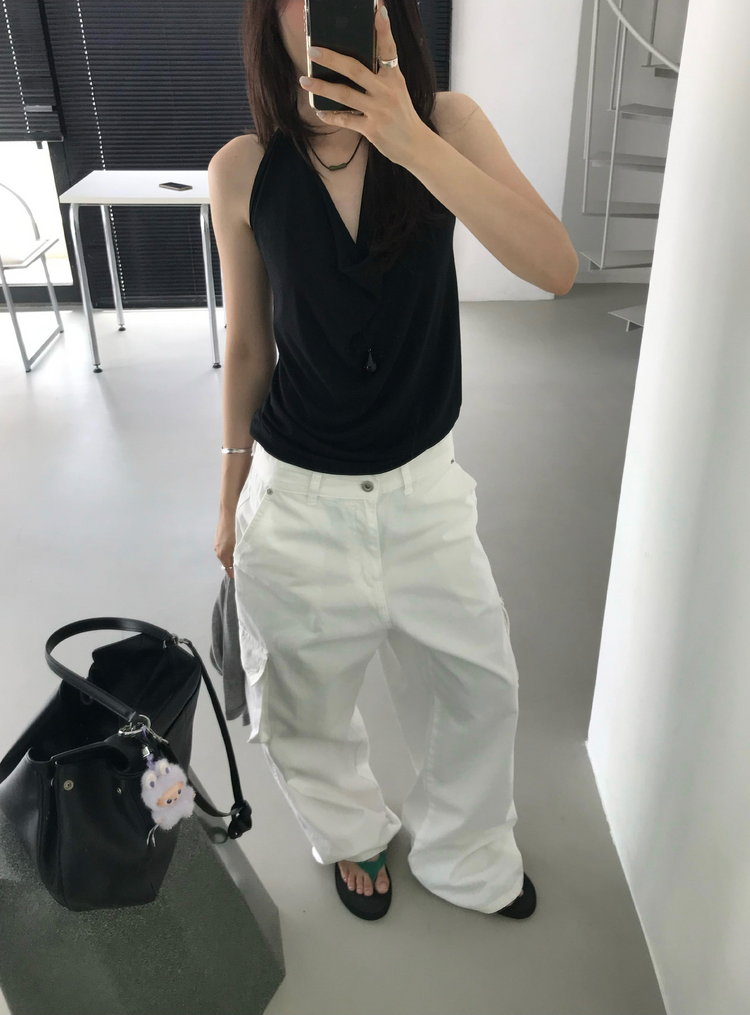 垂領掛脖上衣