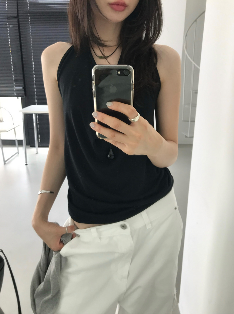 垂領掛脖上衣