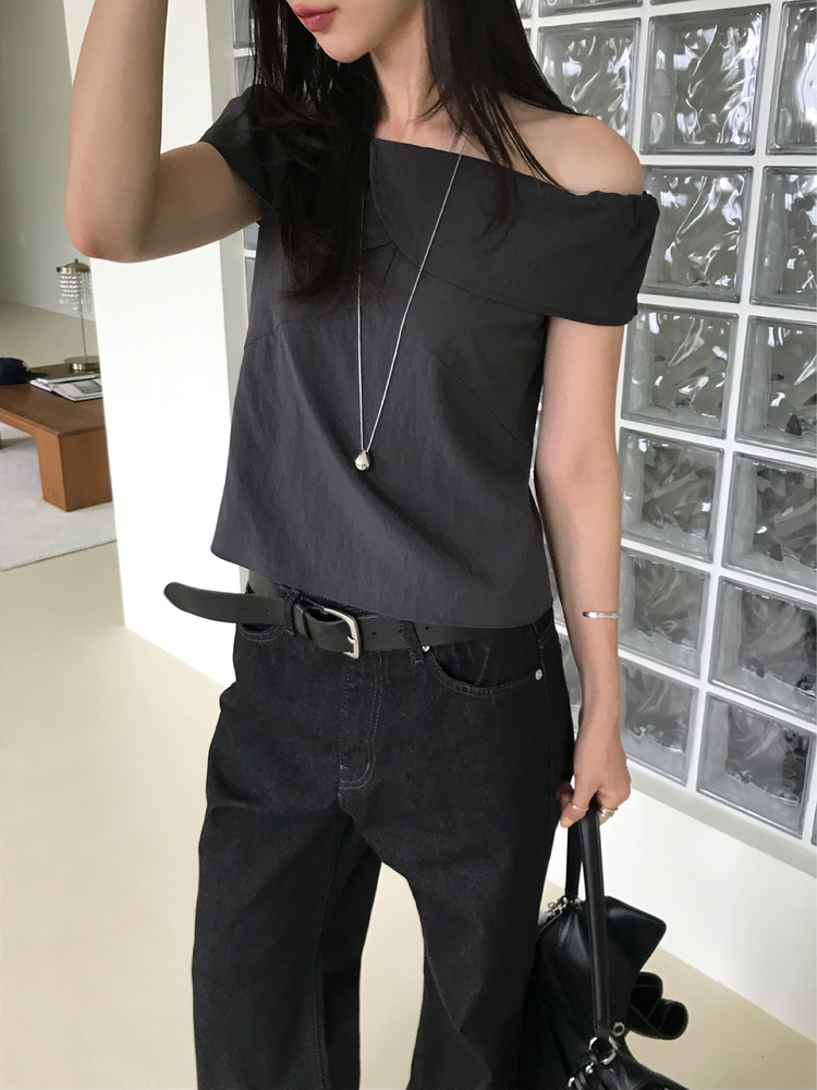 經典原色微喇叭牛仔褲