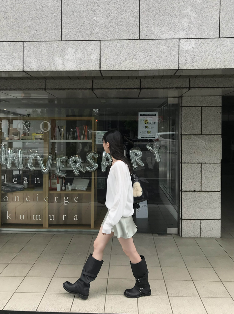 微透膚U領針織上衣