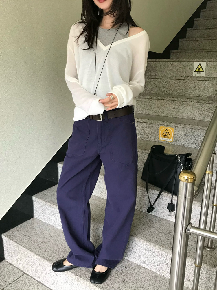 美挖背削肩細節背心