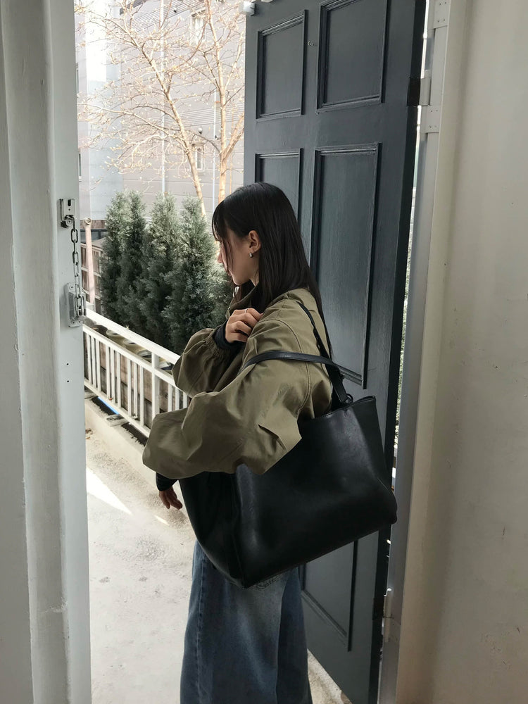 復古立領雙拉鏈細節外套