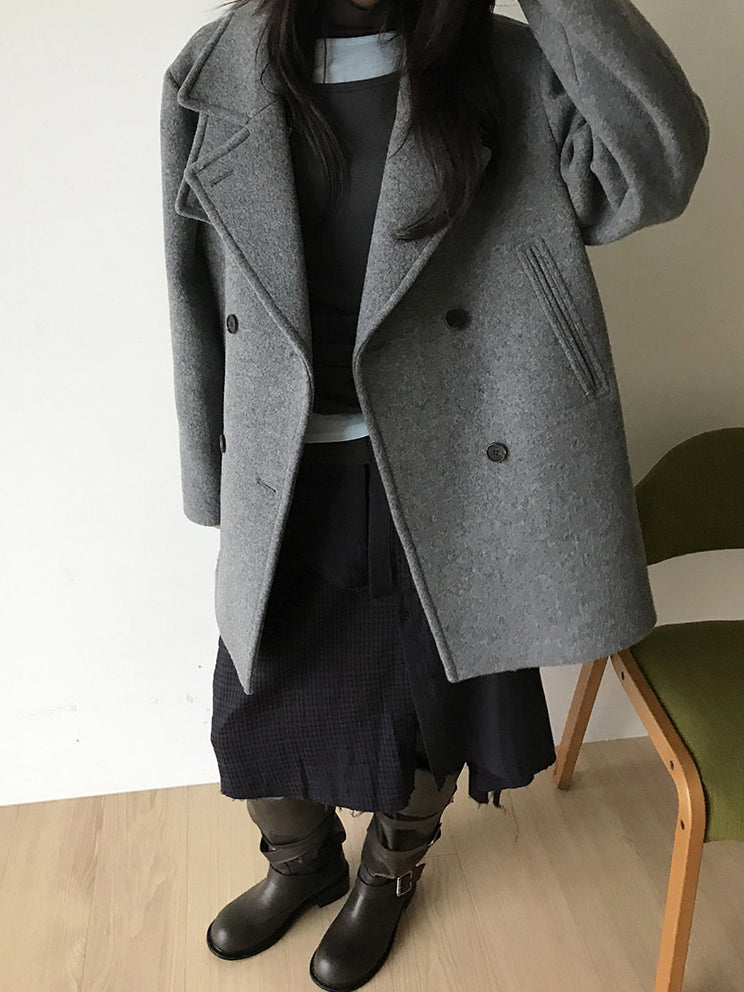 撞色層次感兩件式上衣