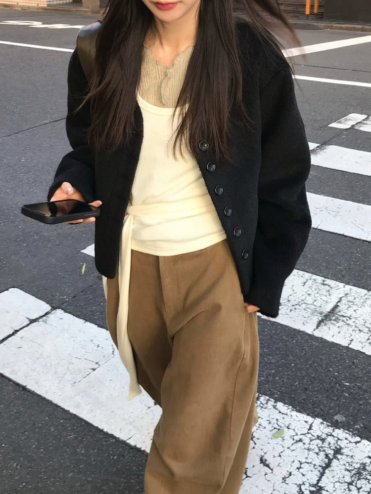 經典美色基礎彎月褲