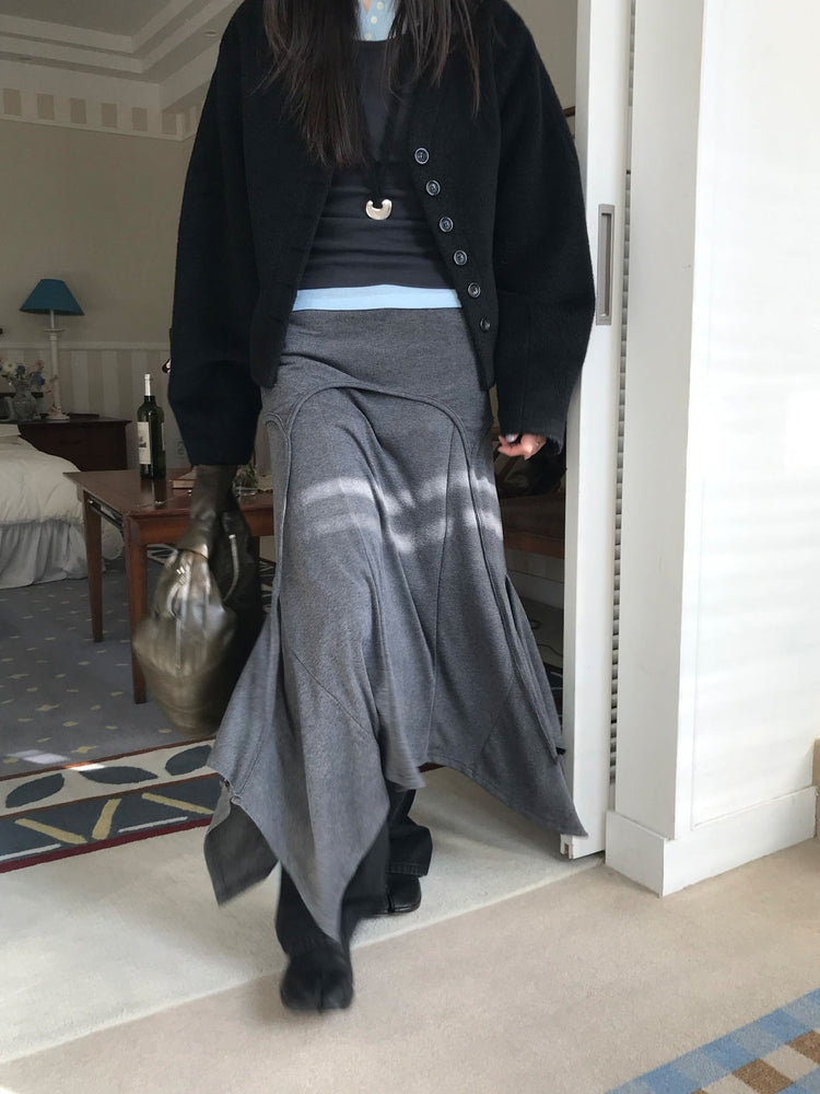 掛脖不規則細節多造型連身裙