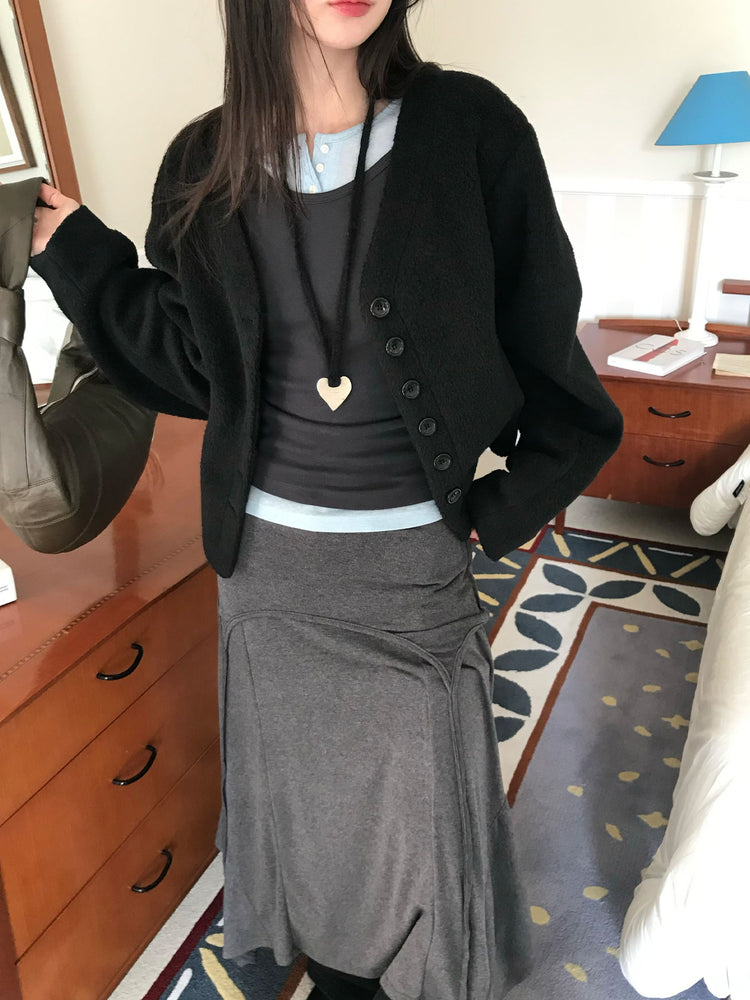 掛脖不規則細節多造型連身裙