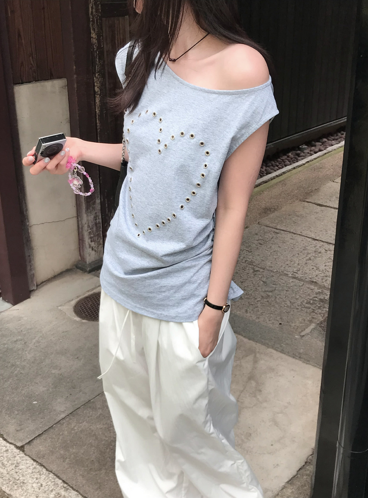 輕薄細腰頭抽身直褲
