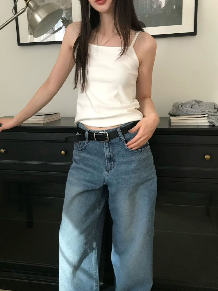 經典美色直闊牛仔褲