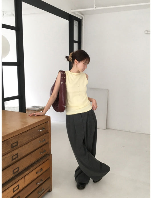 美色船領基礎背心