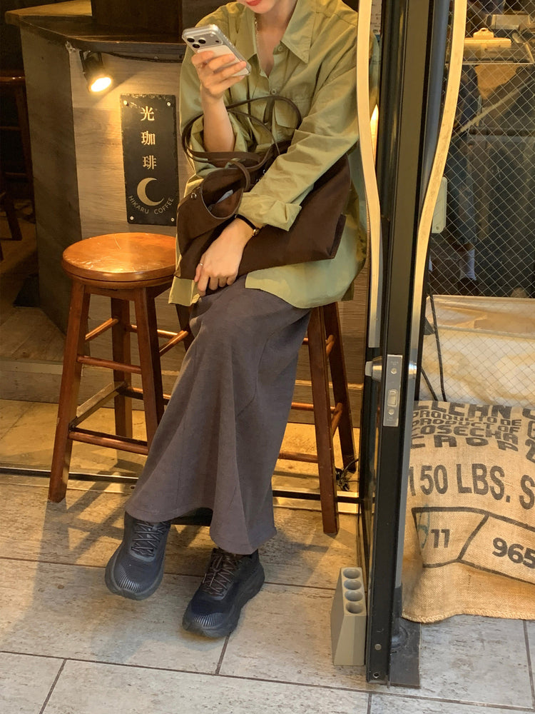 細腰頭皮帶扣壓線及踝棉裙