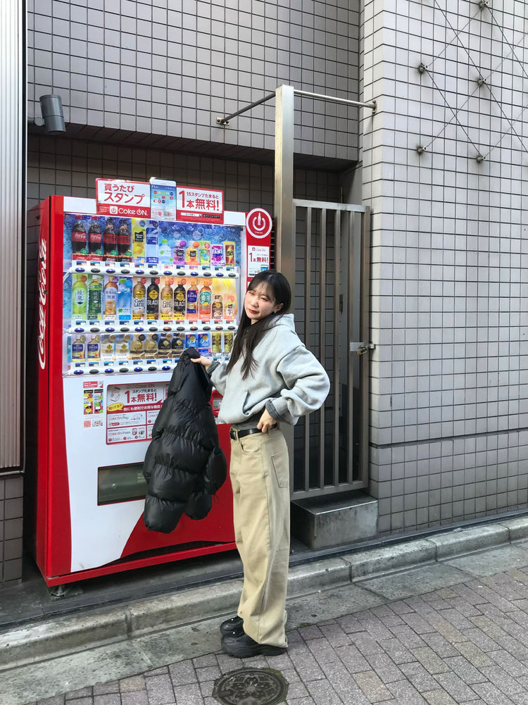 背口袋細節寬鬆直褲