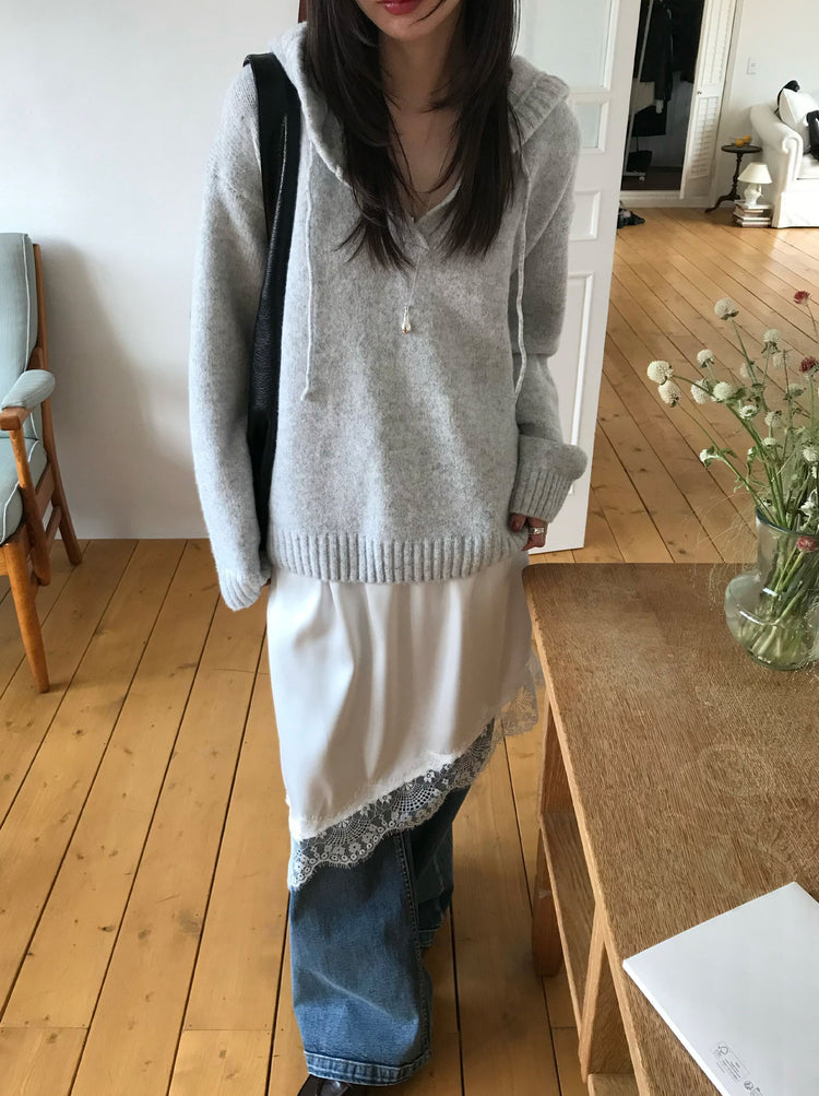復古美刷色直闊腿牛仔褲