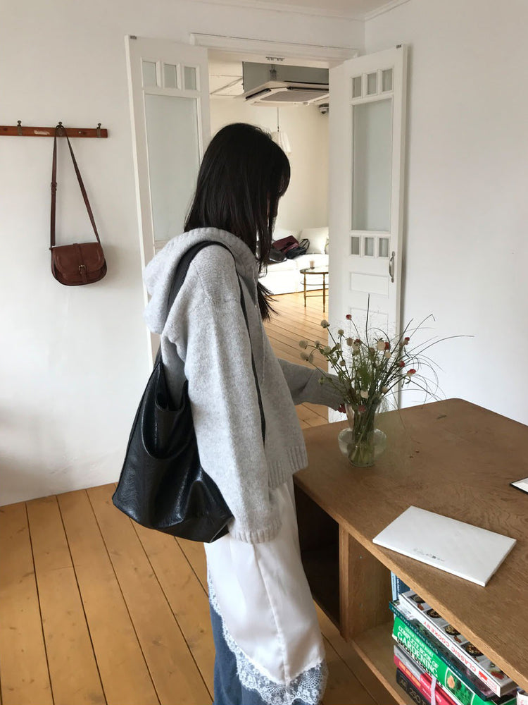 復古美刷色直闊腿牛仔褲