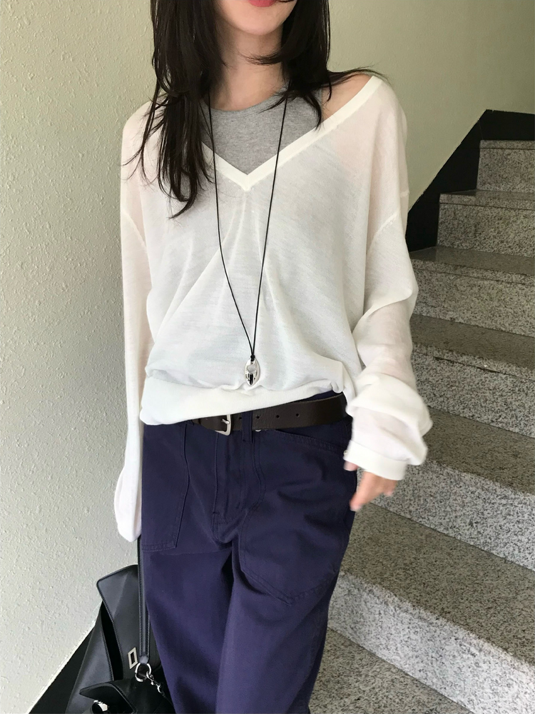 美色口袋細節直褲